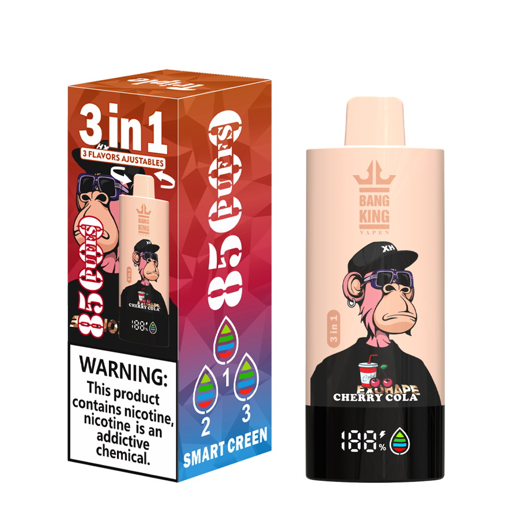 Bang King 85000 85k Puffs 3 in 1 Flavors Newest Original Rechargeable LCD Display Disposable Vape - Image 21