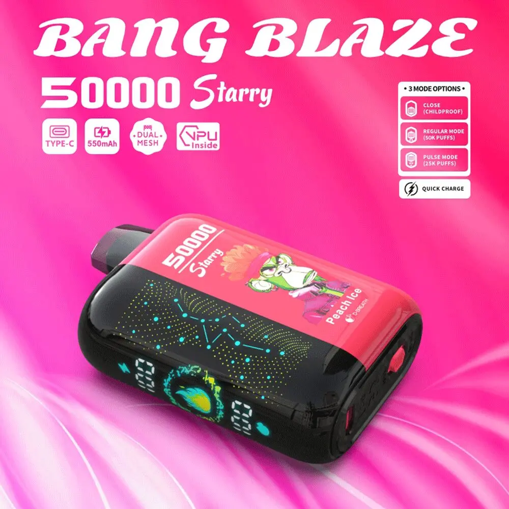 Bang Blaze Starry 50000 50K Puffs Hottest LED Display Disposable Vape - Image 18
