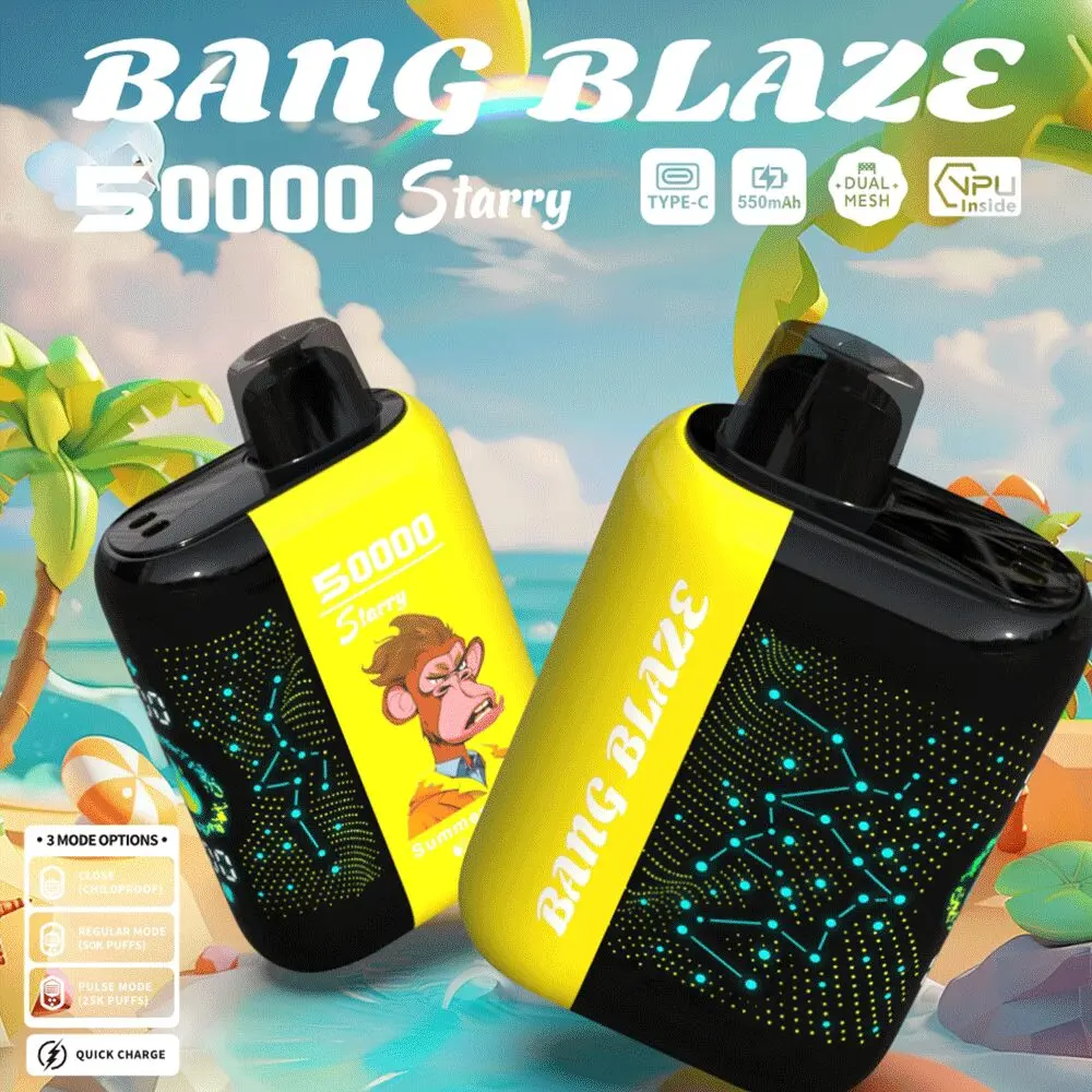 Bang Blaze Starry 50000 50K Puffs Hottest LED Display Disposable Vape - Image 10