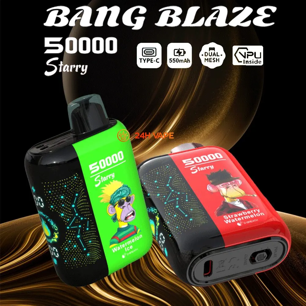 Bang Blaze Starry 50000 50K Puffs Hottest LED Display Disposable Vape - Image 2