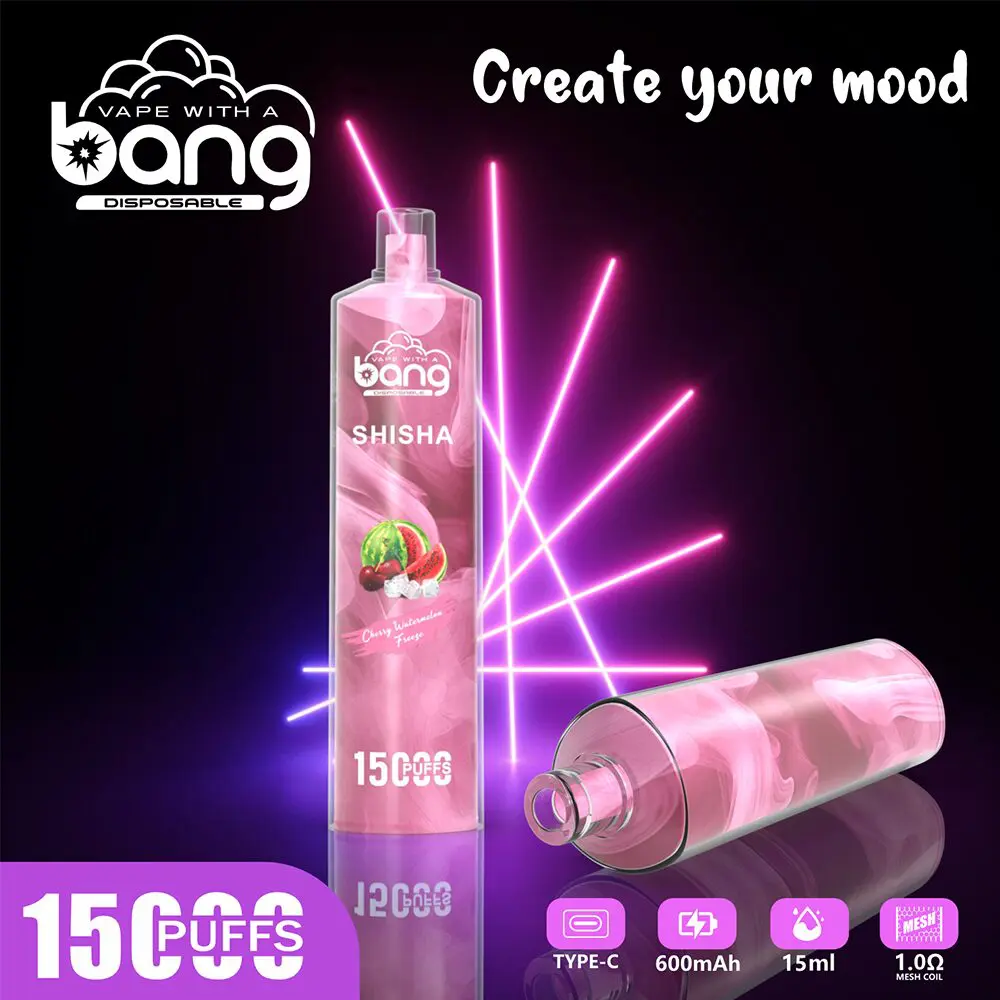 Bang SHISHA 15000 Puffs Direct To Lung Disposable Electronic Cigarette New Vape Pen - Image 2