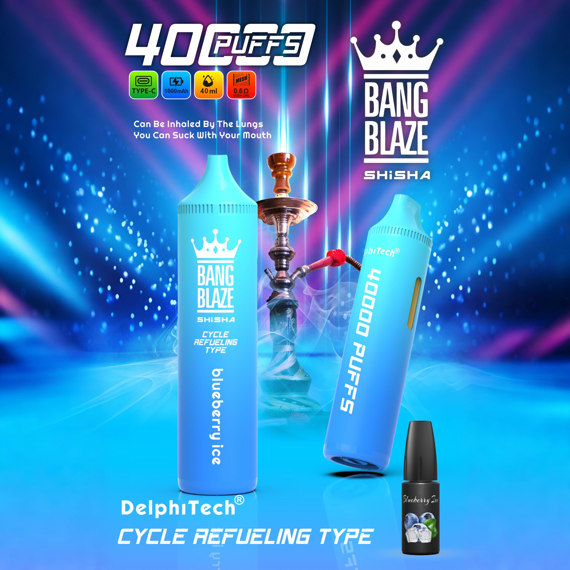 Bang Blaze 40k 40000 Puffs 2% 5% Nicotine Riginal Refillable Oil Vape - Image 23