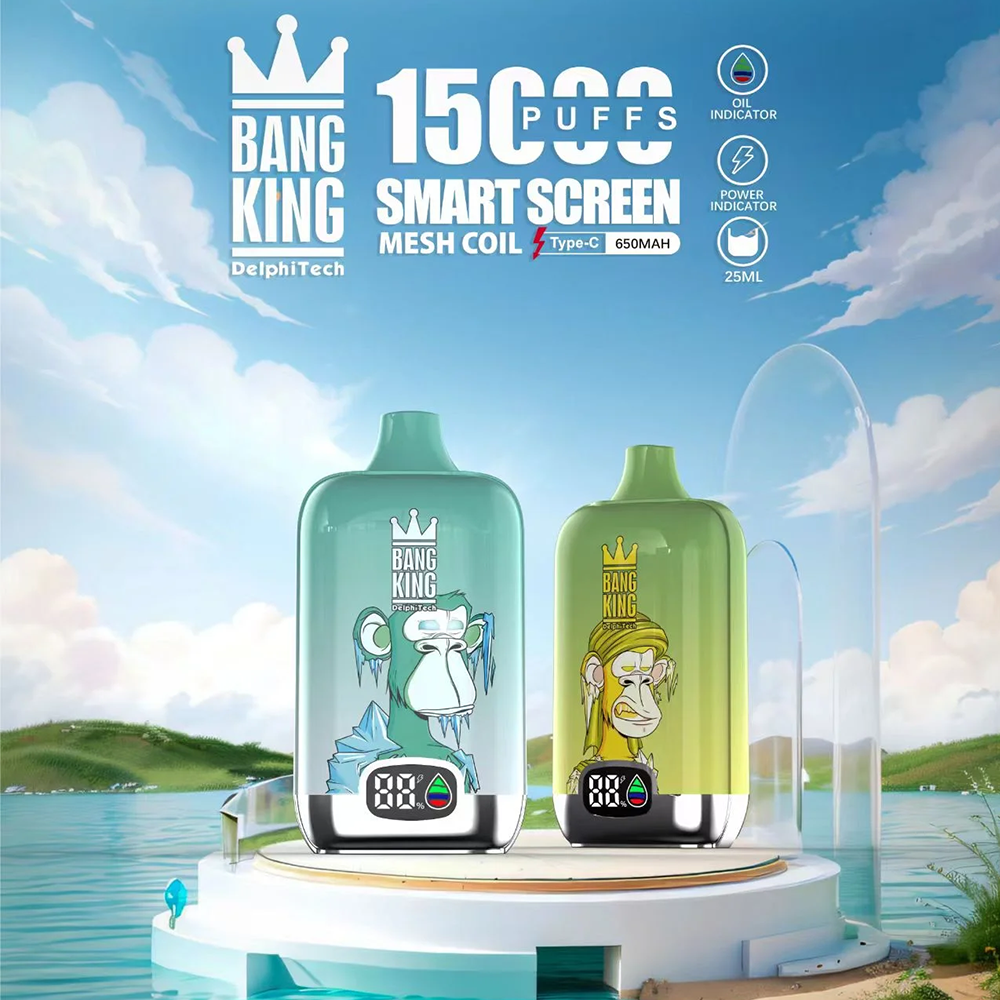 Bang King smartscreen 15000 Puffs Sell Well LED Display Disposable Vape - Image 2