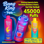 Bang King Triple 3 in 1 Flavor Disposable E-Cigarette 45000 Puffs Multi-Flavor Taste Experience  - BangVapes
