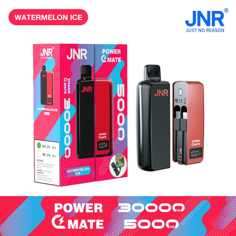 JNR Power Mate 30000 Puffs Smart Screen 5000mAh Power Bank Disposable Vape - Image 6