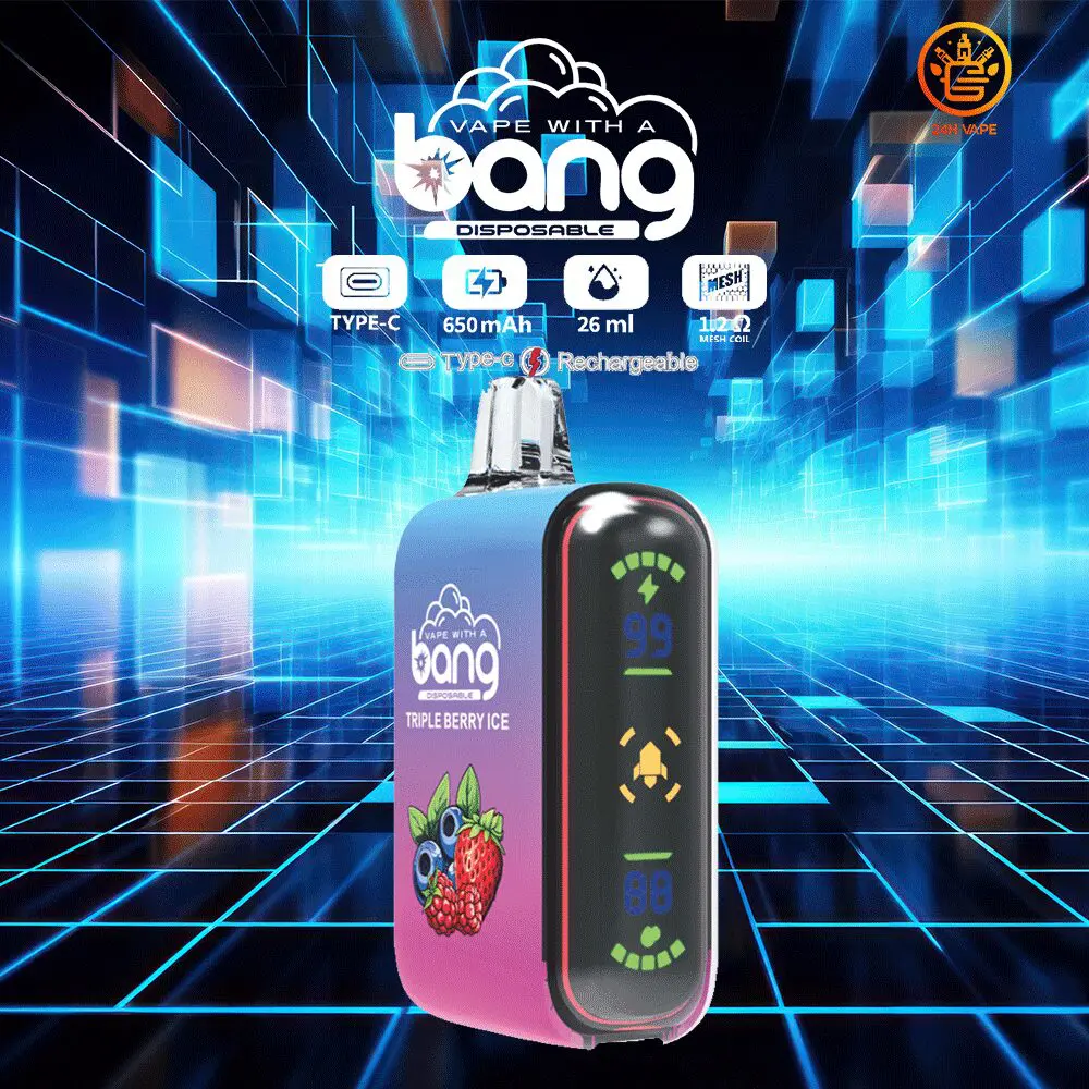 Bang Rocket 18000 Puffs Dual Mesh Disposable Vape Electronic Cigarette Pod - Image 24