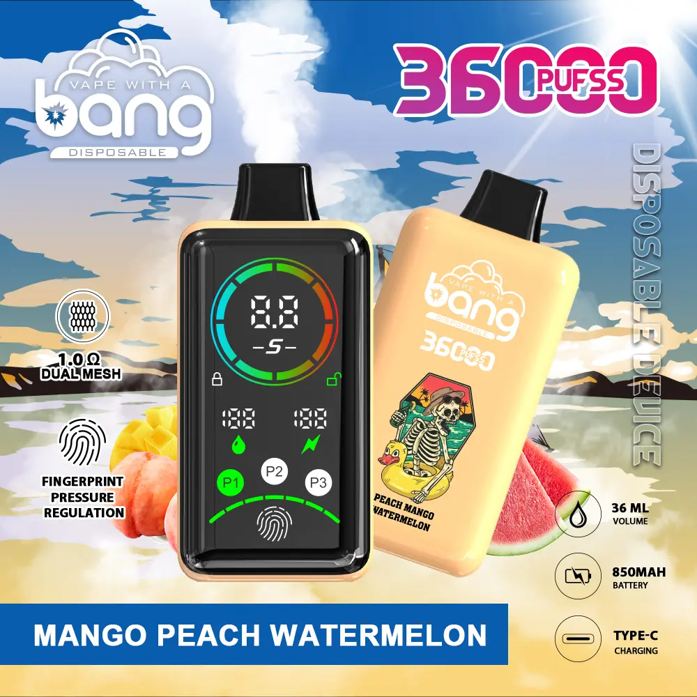 Bang 36000 Power Advanced Fingerprint Power Regulation 36K Puffs Disposable Vape - Image 16
