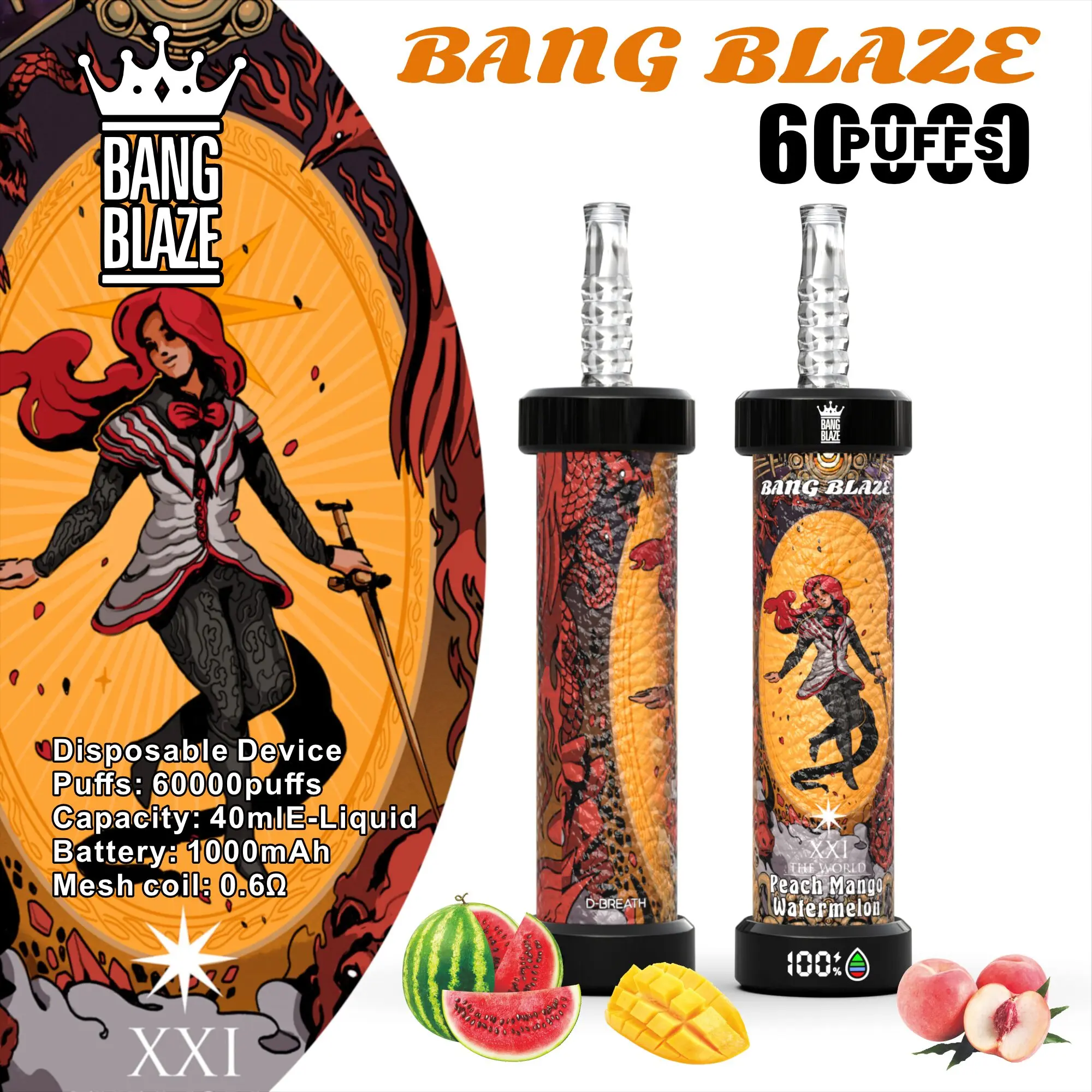 Bang Blaze 60k 60000 Puffs Latest Original LCD Display Disposable Vape Pen - Image 10