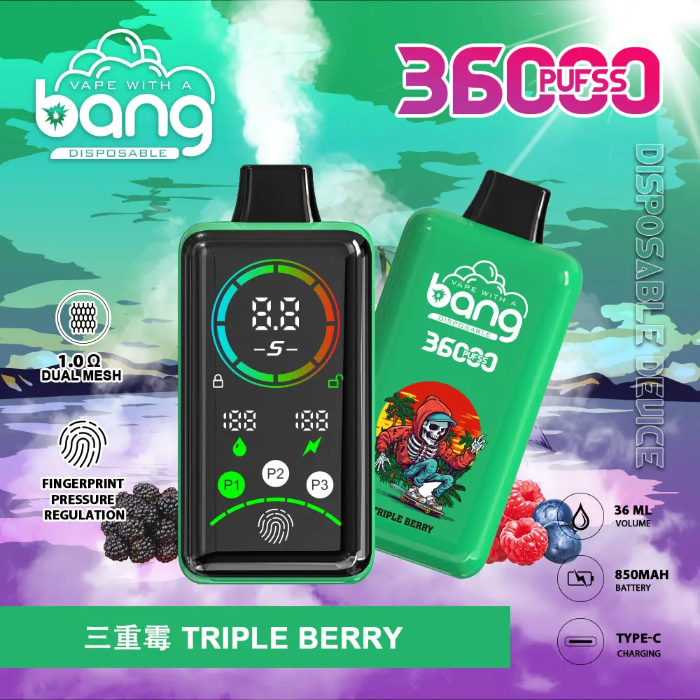 Bang 36000 Power Advanced Fingerprint Power Regulation 36K Puffs Disposable Vape - Image 6