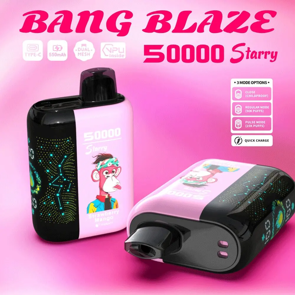 Bang Blaze Starry 50000 50K Puffs Hottest LED Display Disposable Vape - Image 14