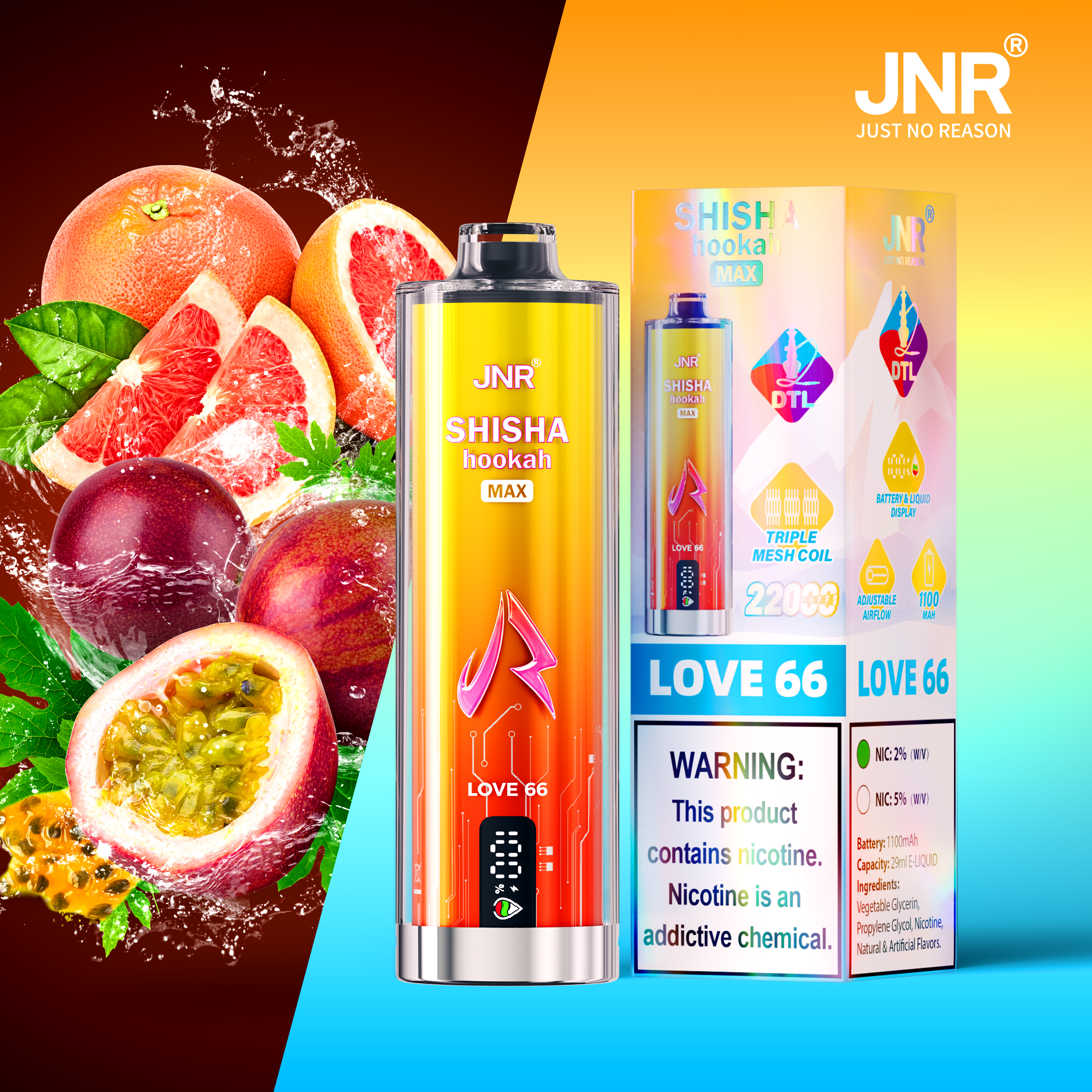 JNR Shisha Max 22000 22K Puffs Original Hookah Edition Disposable Vape Pen - Image 21