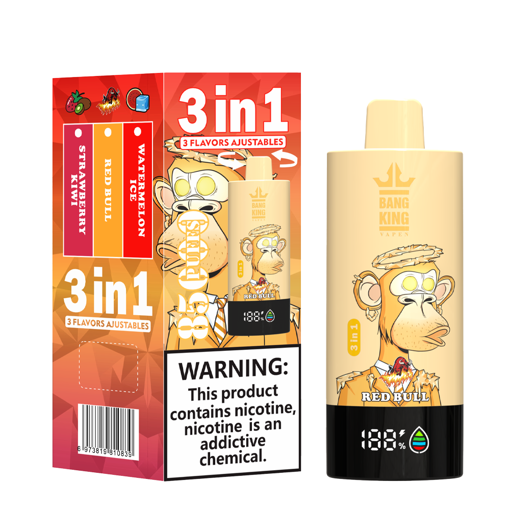 Bang King 85000 85k Puffs 3 in 1 Flavors Newest Original Rechargeable LCD Display Disposable Vape - Image 5