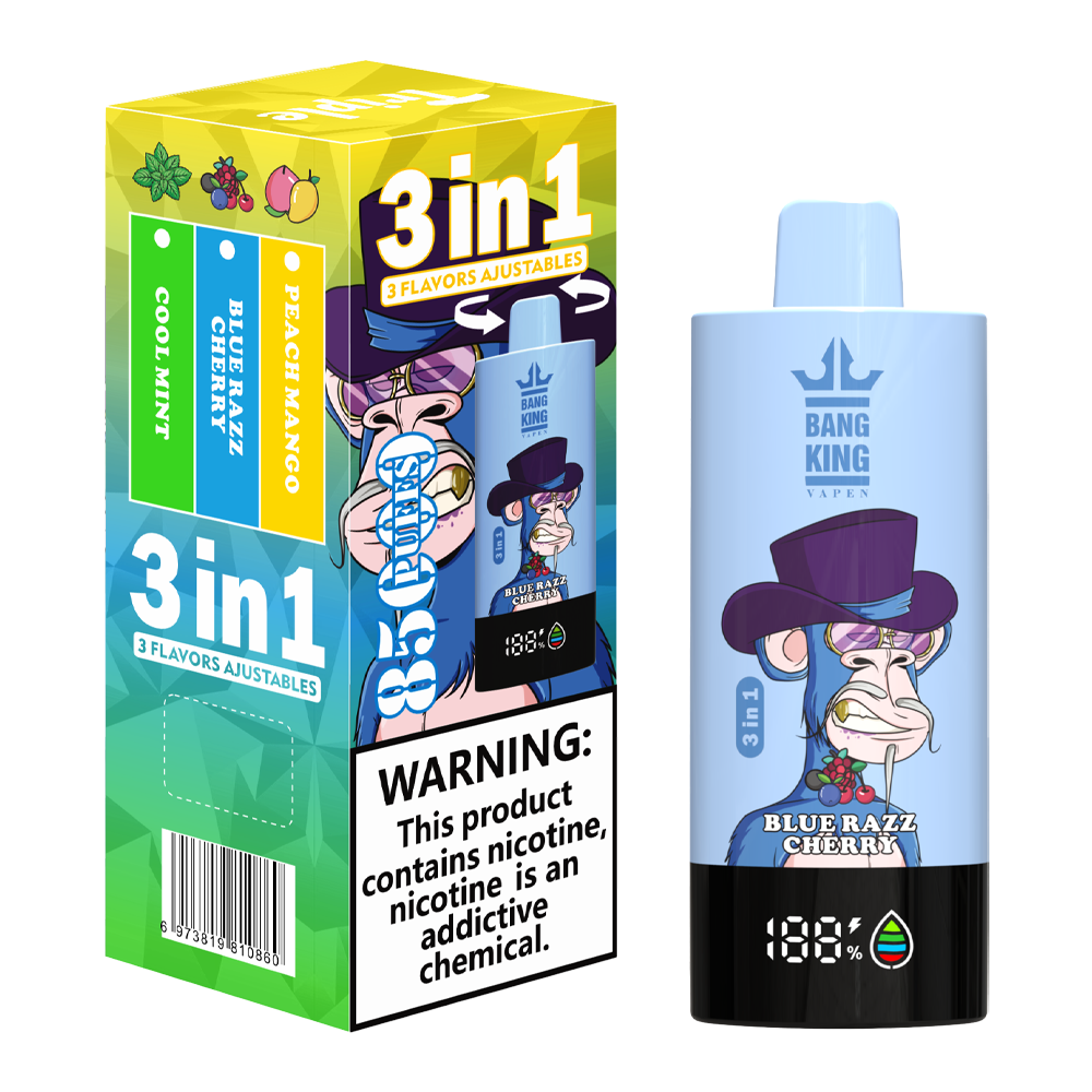 Bang King 85000 85k Puffs 3 in 1 Flavors Newest Original Rechargeable LCD Display Disposable Vape - Image 20