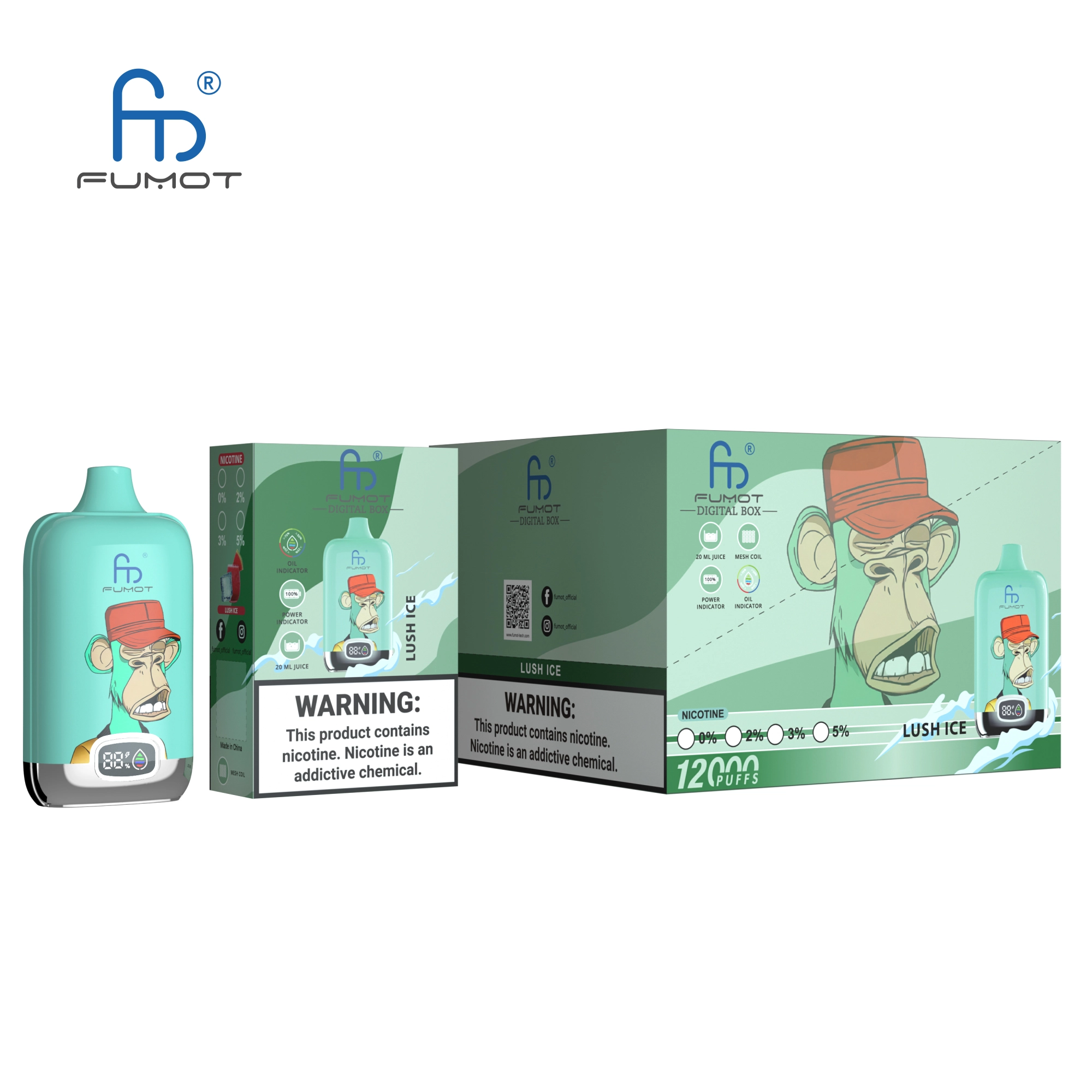 Fumot Randm Digital Box 12000 Puffs Disposable Vape - Image 6