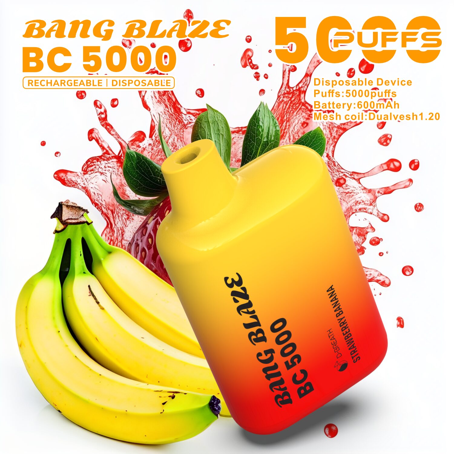 Bang Blaze BC5000 5K Puffs 2% 3% 5% Disposable Vape - Image 13