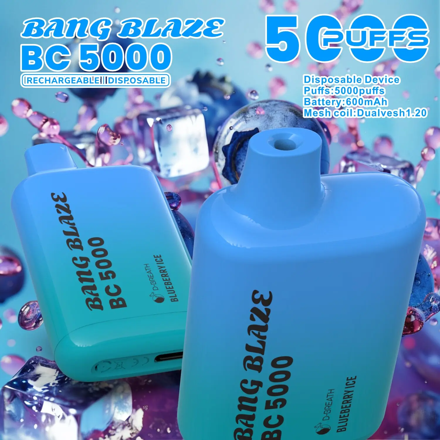 Bang Blaze BC5000 5K Puffs 2% 3% 5% Disposable Vape - Image 28