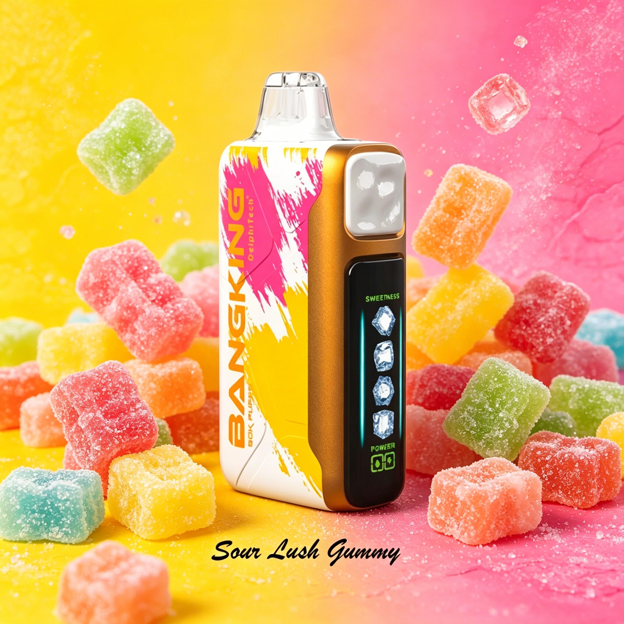 Bang King Ice Cool 60000 60K Puffs Adjustable Ice Level LED Display Disposable Vape Japan warehouse - Image 13