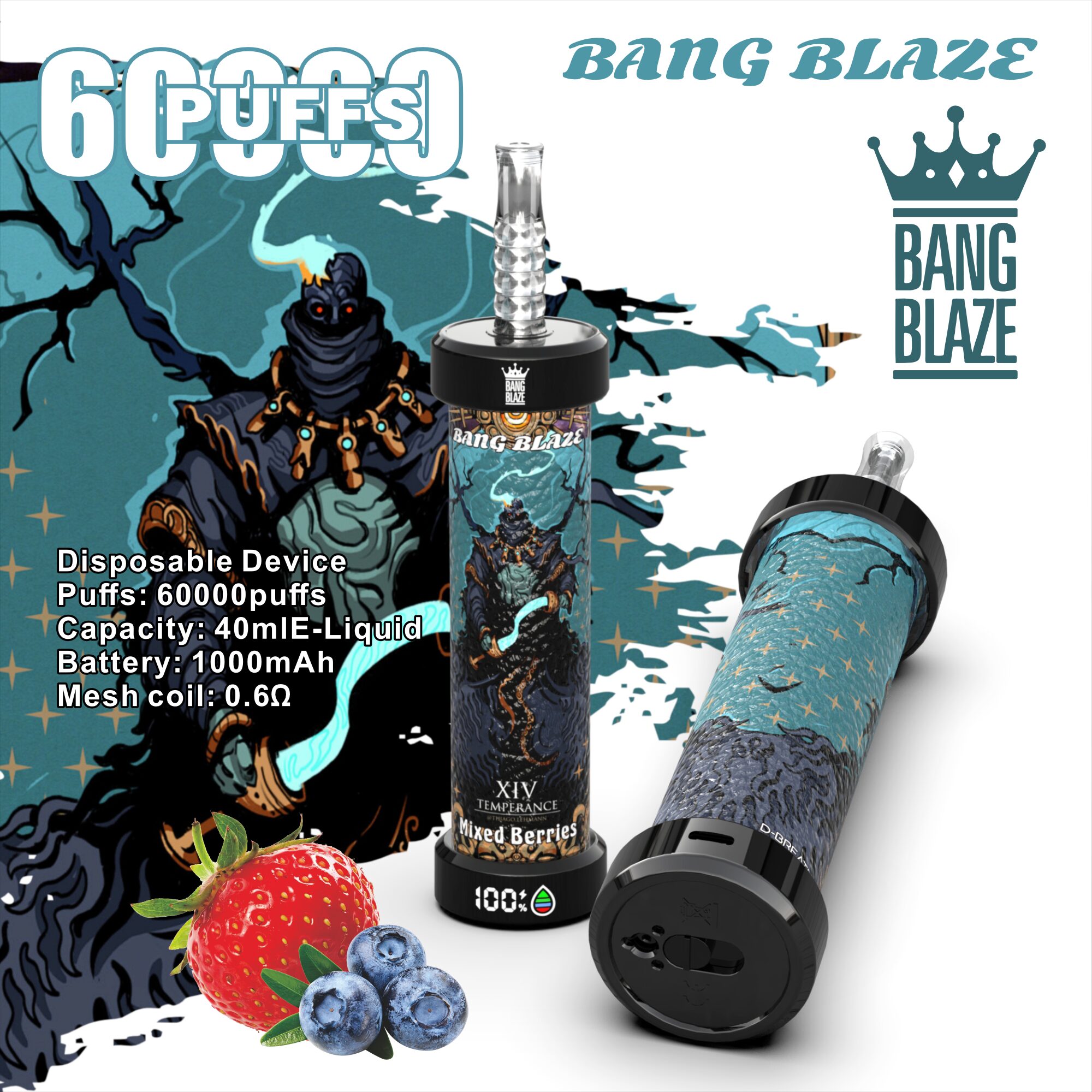 Bang Blaze 60k 60000 Puffs Latest Original LCD Display Disposable Vape Pen - Image 13