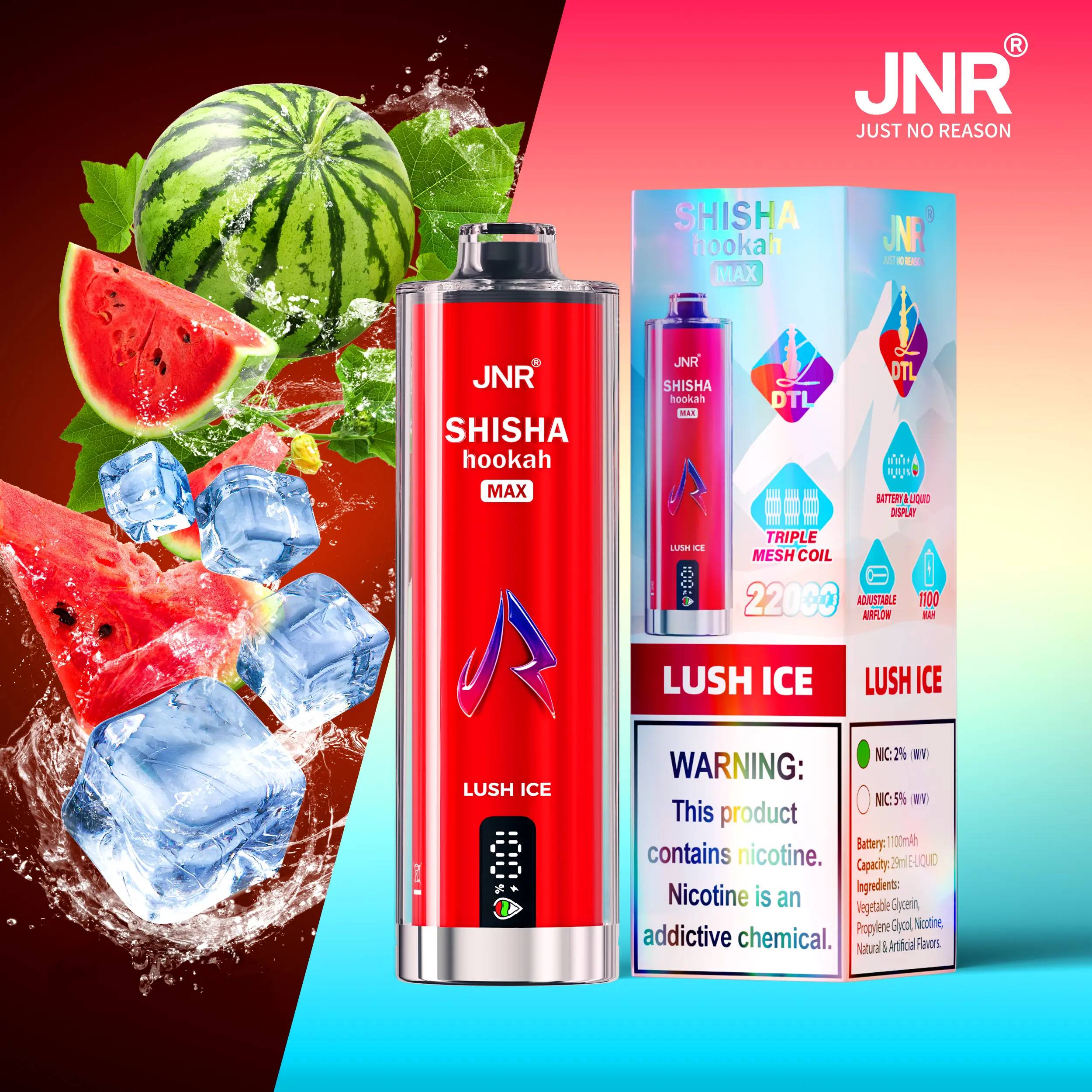 JNR Shisha Max 22000 22K Puffs Original Hookah Edition Disposable Vape Pen - Image 20