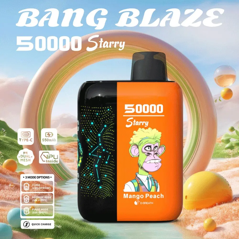 Bang Blaze Starry 50000 50K Puffs Hottest LED Display Disposable Vape - Image 20
