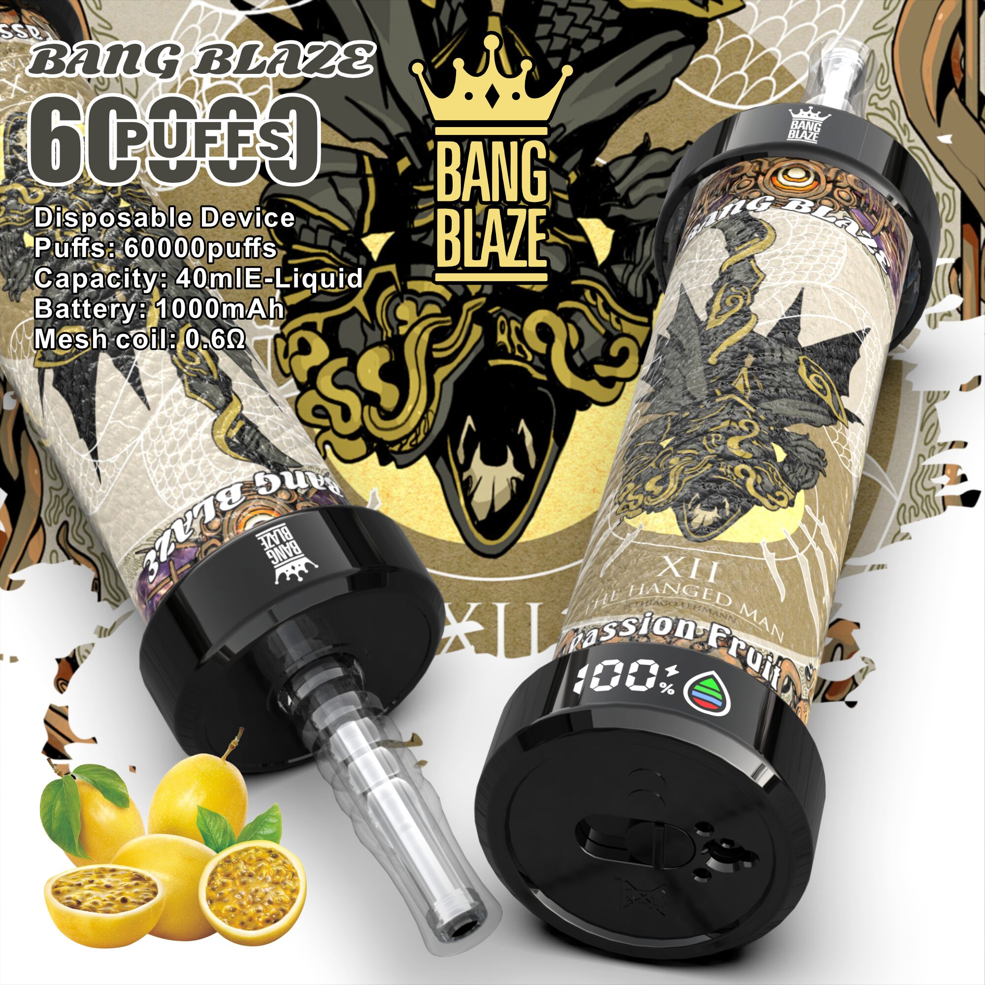 Bang Blaze 60k 60000 Puffs Latest Original LCD Display Disposable Vape Pen - Image 11