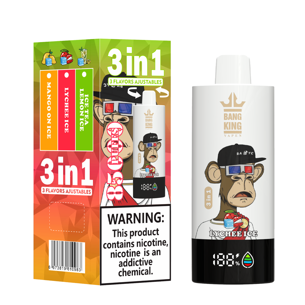 Bang King 85000 85k Puffs 3 in 1 Flavors Newest Original Rechargeable LCD Display Disposable Vape - Image 27