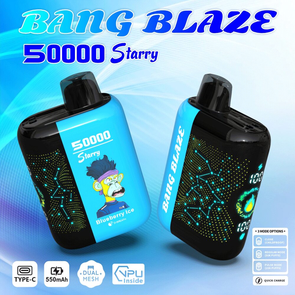 Bang Blaze Starry 50000 50K Puffs Hottest LED Display Disposable Vape - Image 27