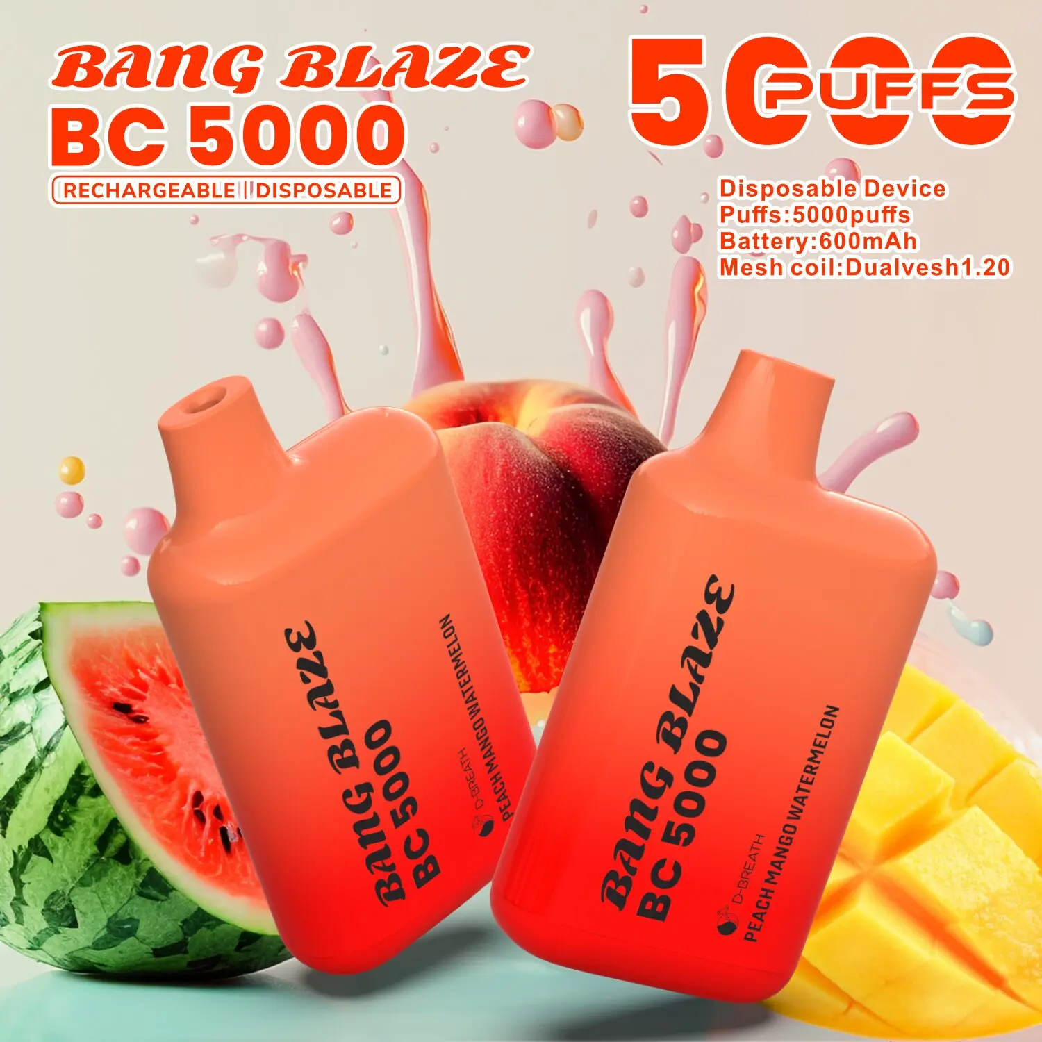 Bang Blaze BC5000 5K Puffs 2% 3% 5% Disposable Vape - Image 18