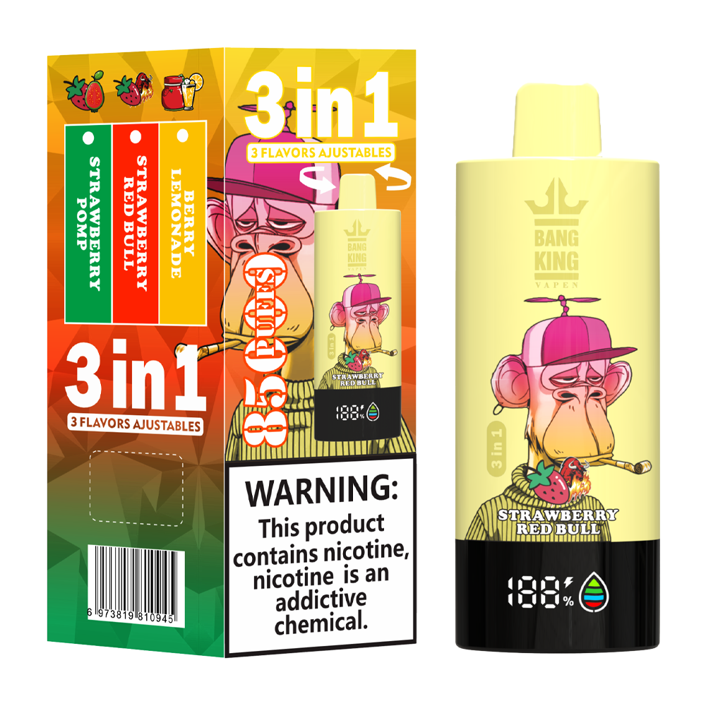 Bang King 85000 85k Puffs 3 in 1 Flavors Newest Original Rechargeable LCD Display Disposable Vape - Image 36