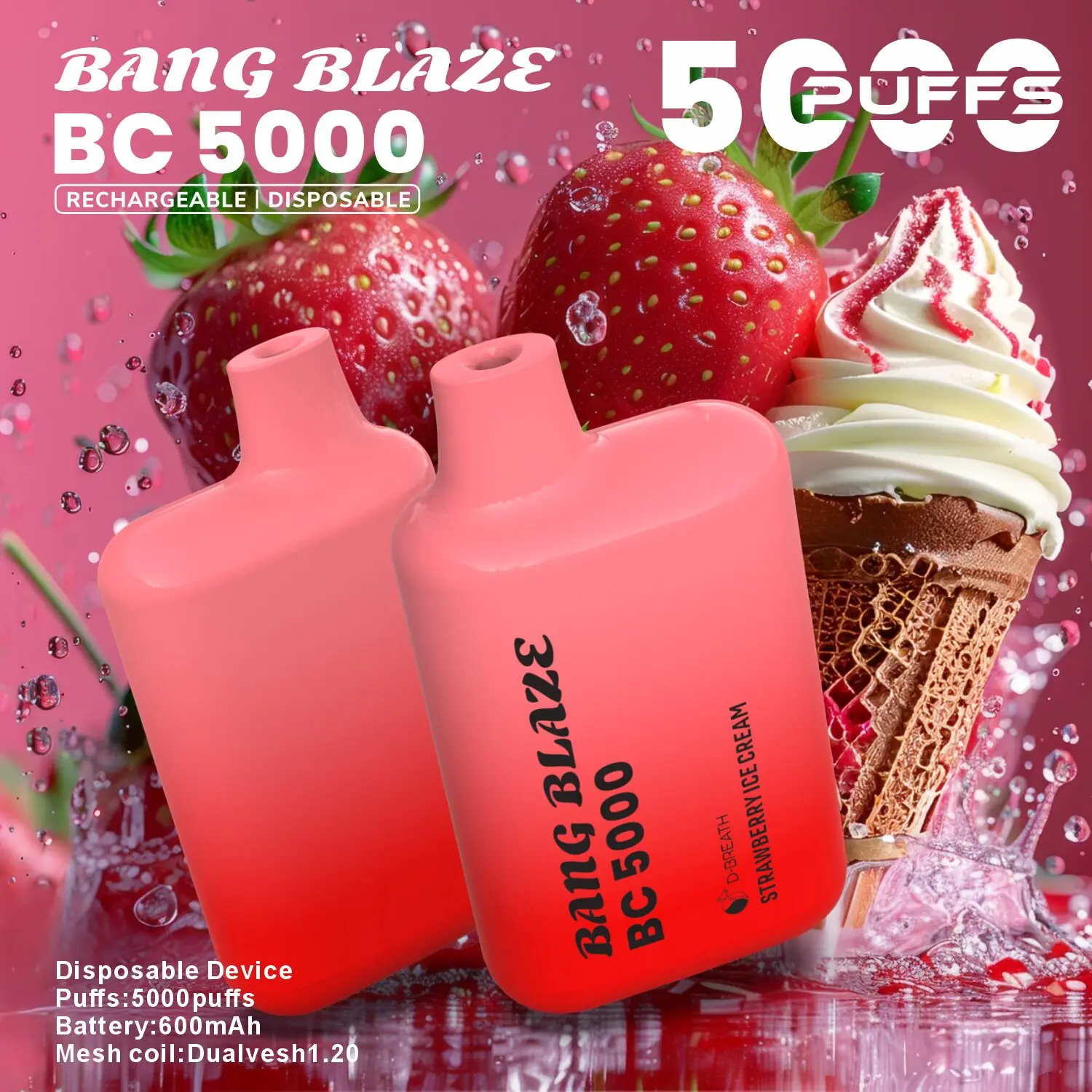 Bang Blaze BC5000 5K Puffs 2% 3% 5% Disposable Vape - Image 12
