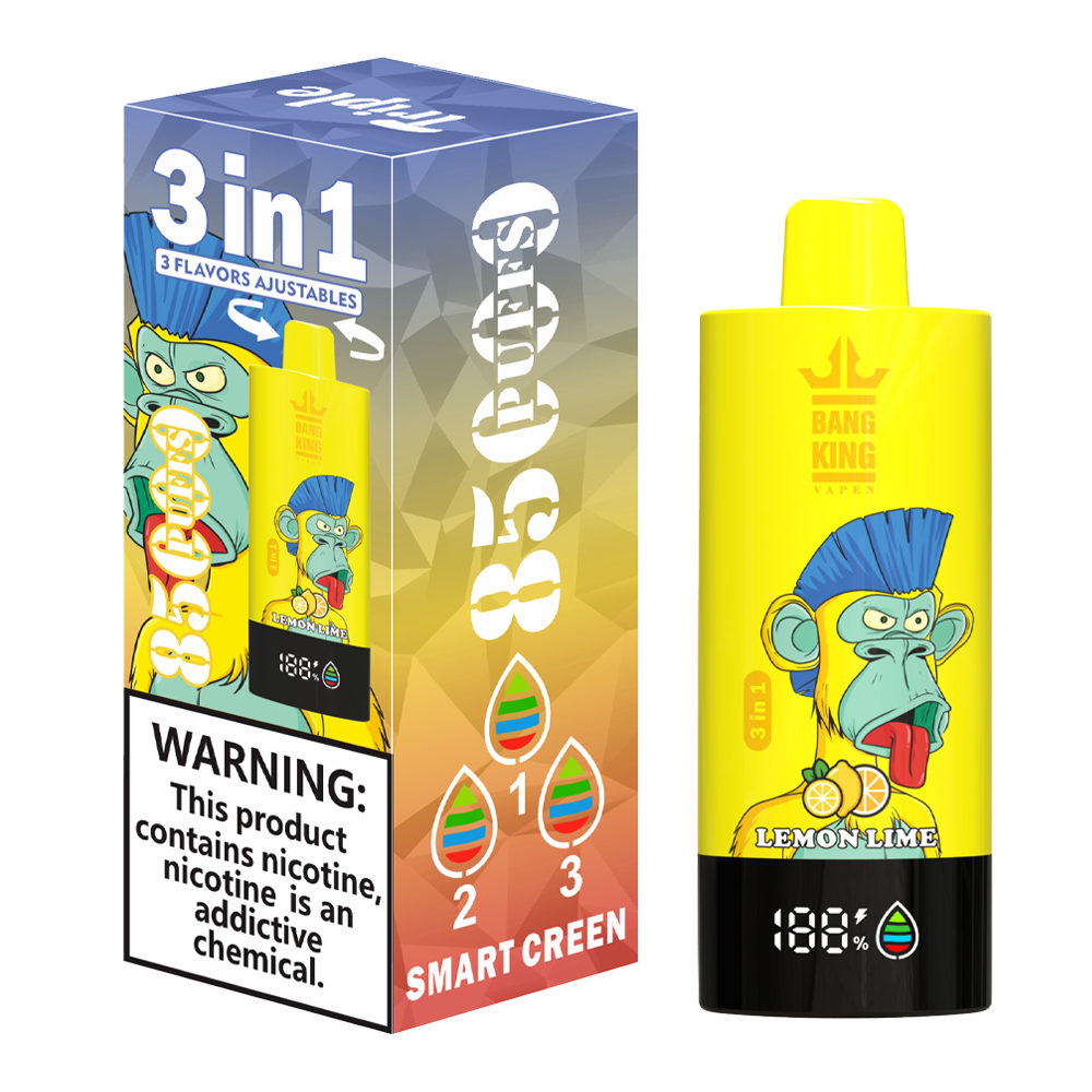 Bang King 85000 85k Puffs 3 in 1 Flavors Newest Original Rechargeable LCD Display Disposable Vape - Image 31