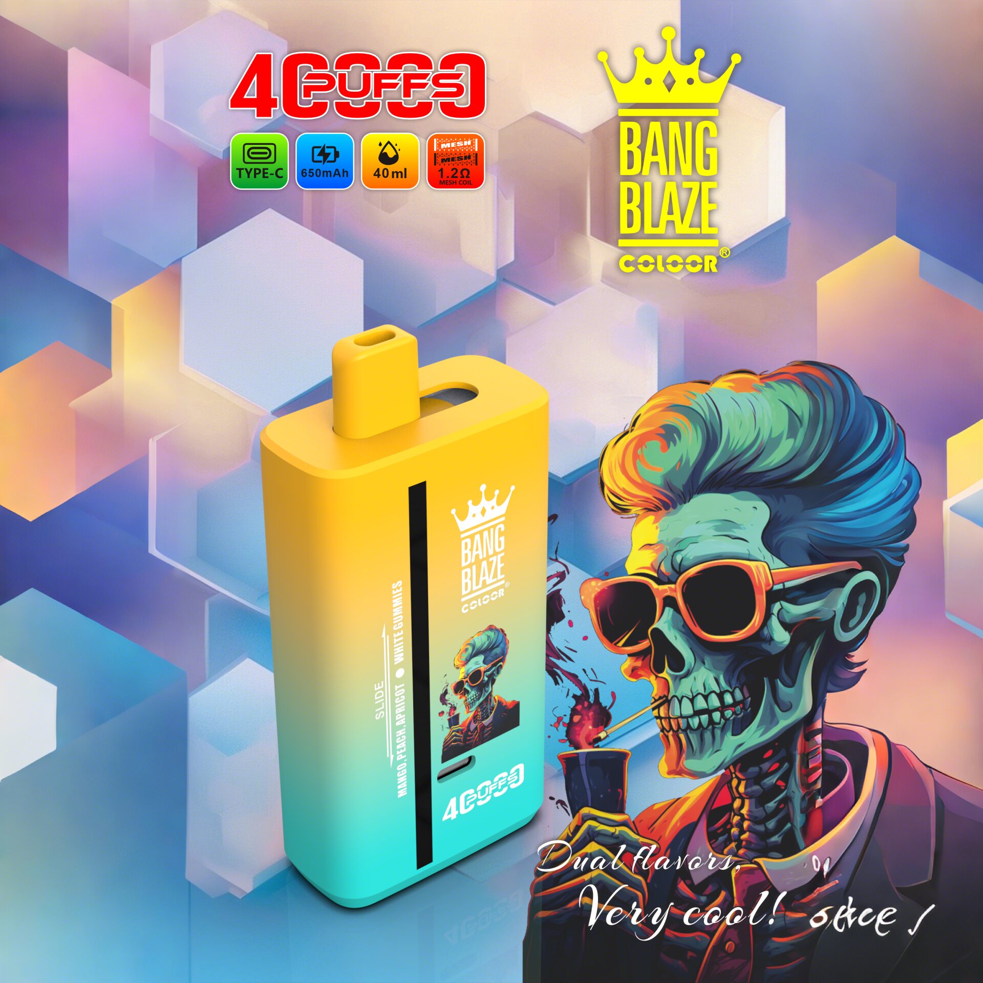 Bang Blaze 40000 40K Puffs 2% 3% 5% Nicotine Double Taste Disposable Vape - Image 23