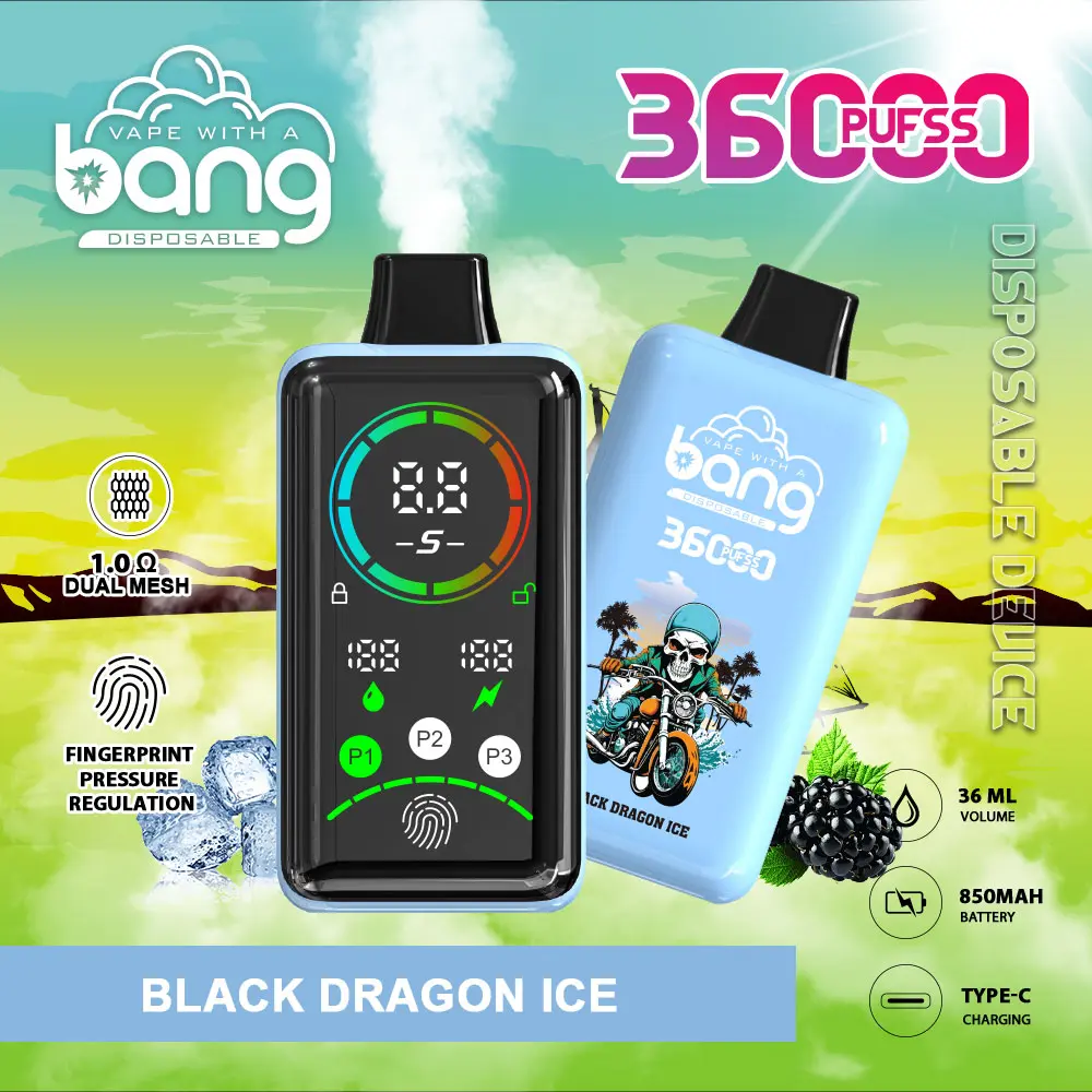 Bang 36000 Power Advanced Fingerprint Power Regulation 36K Puffs Disposable Vape - Image 2