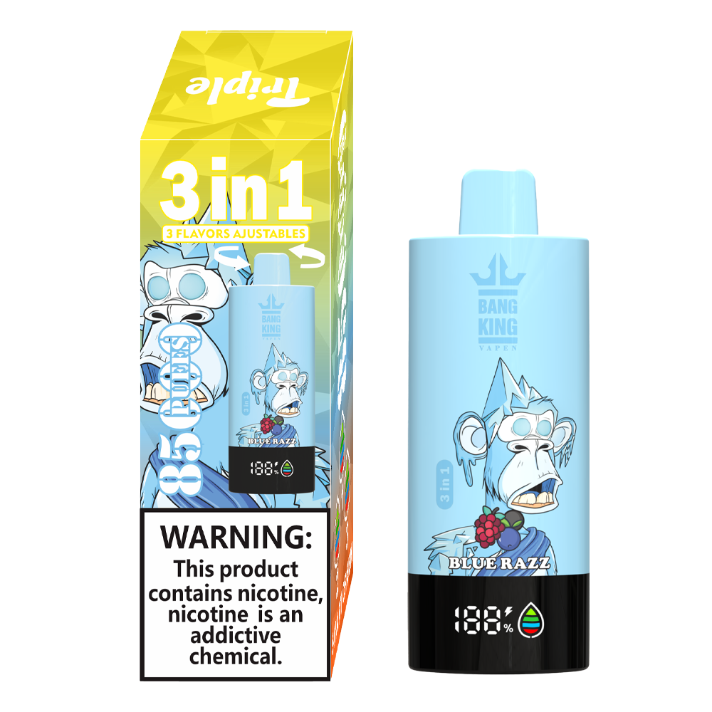 Bang King 85000 85k Puffs 3 in 1 Flavors Newest Original Rechargeable LCD Display Disposable Vape - Image 17