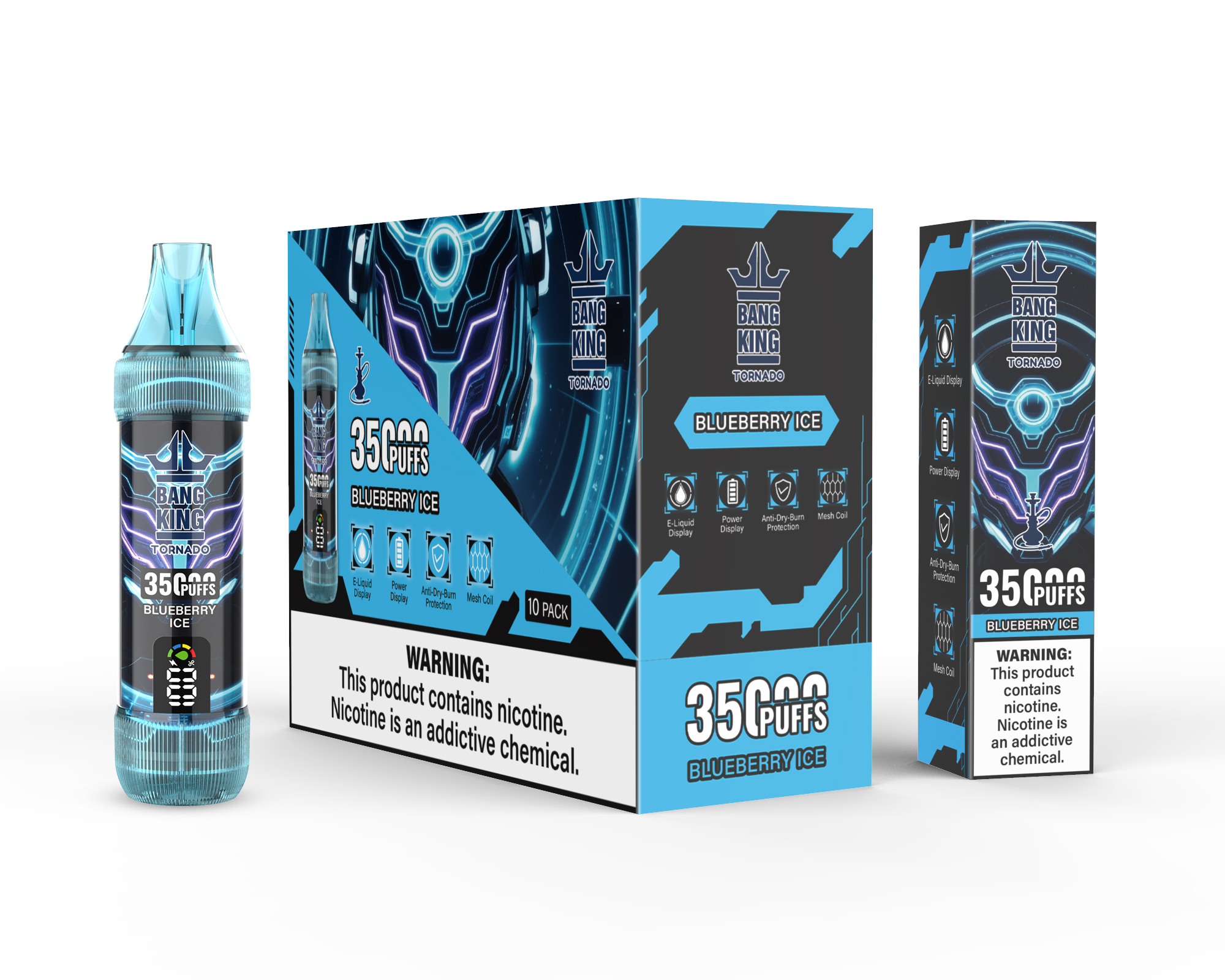Bang King Tornado 35000 35K Puffs Original LED Display Edition Disposable Vape Pen - Image 21