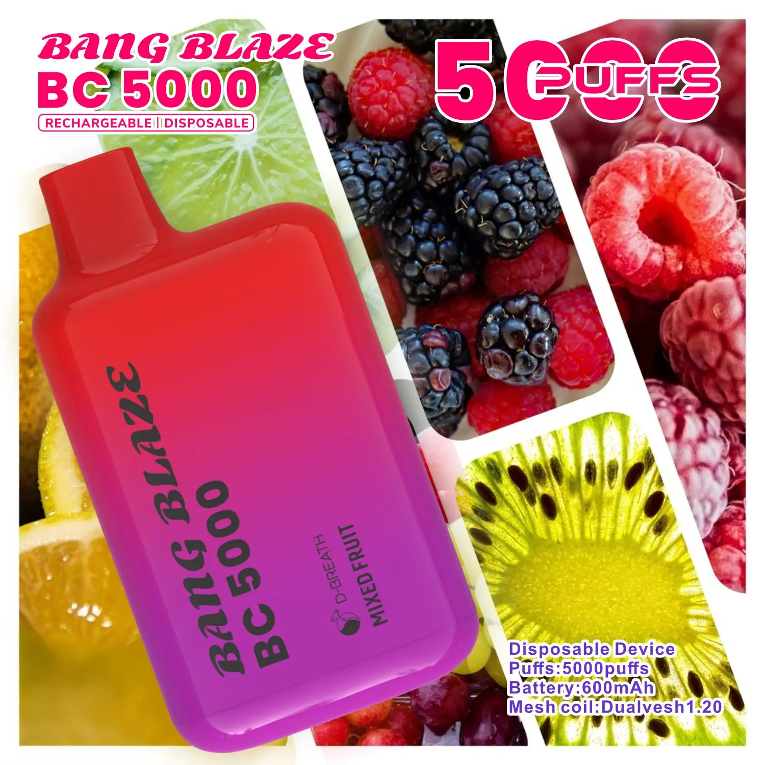 Bang Blaze BC5000 5K Puffs 2% 3% 5% Disposable Vape - Image 20
