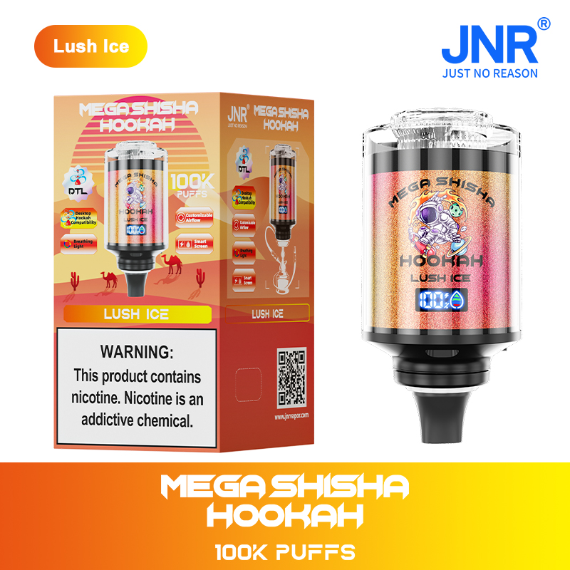 JNR Mega Shisha Hookah 100000 100K Puffs Large Capacity LED Display Disposable Vape - Image 17