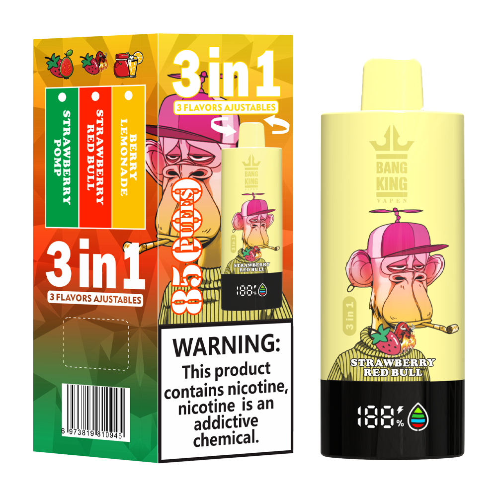 Bang King 85000 85k Puffs 3 in 1 Flavors Newest Original Rechargeable LCD Display Disposable Vape - Image 35