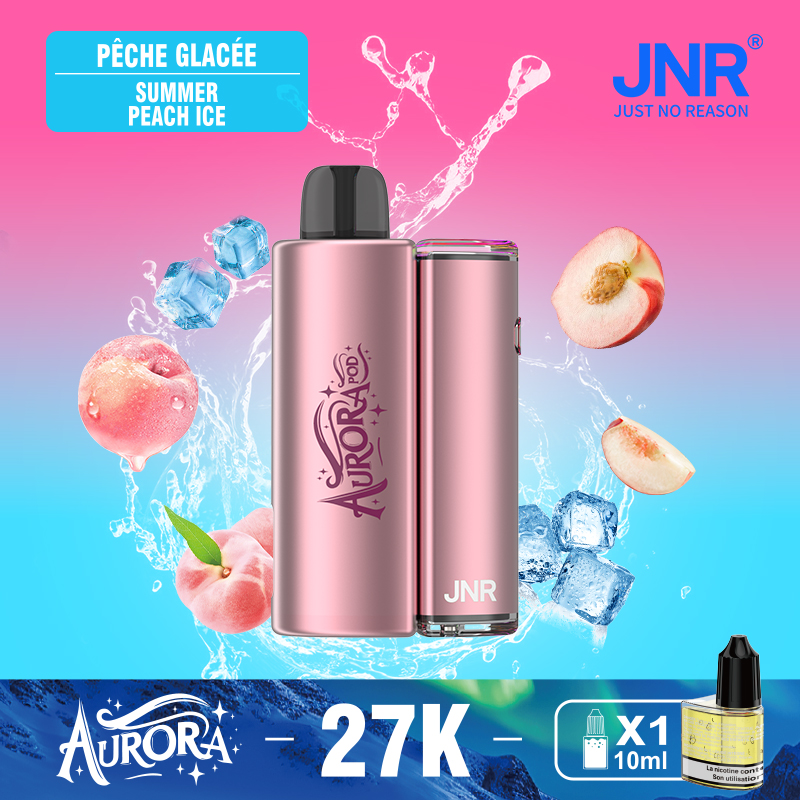 JNR Aurora 27K 27000 Puffs 2+10ml Replaceable Pod Kit Refillable Original Disposable Vape - Image 29