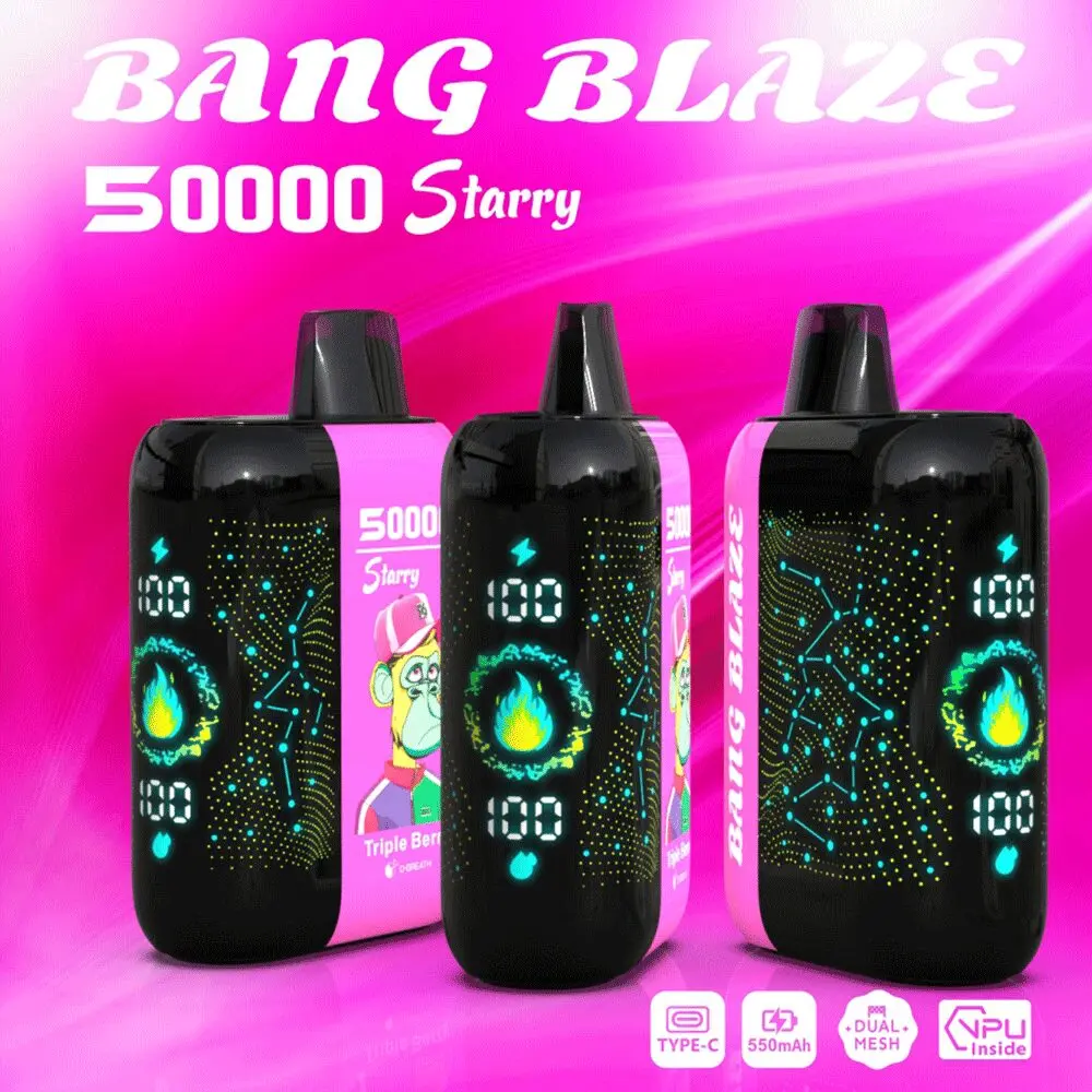 Bang Blaze Starry 50000 50K Puffs Hottest LED Display Disposable Vape - Image 8