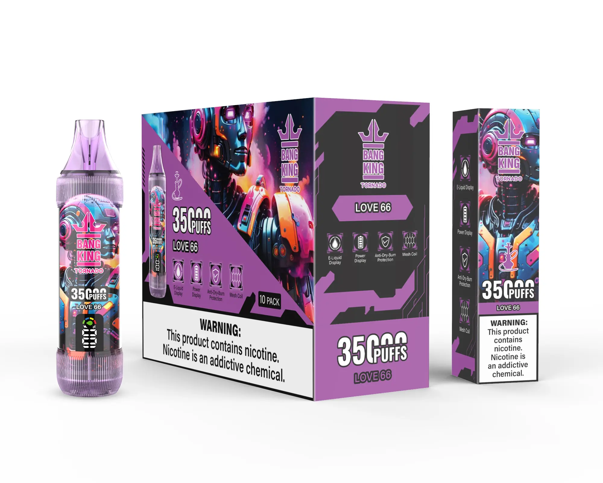 Bang King Tornado 35000 35K Puffs Original LED Display Edition Disposable Vape Pen - Image 14