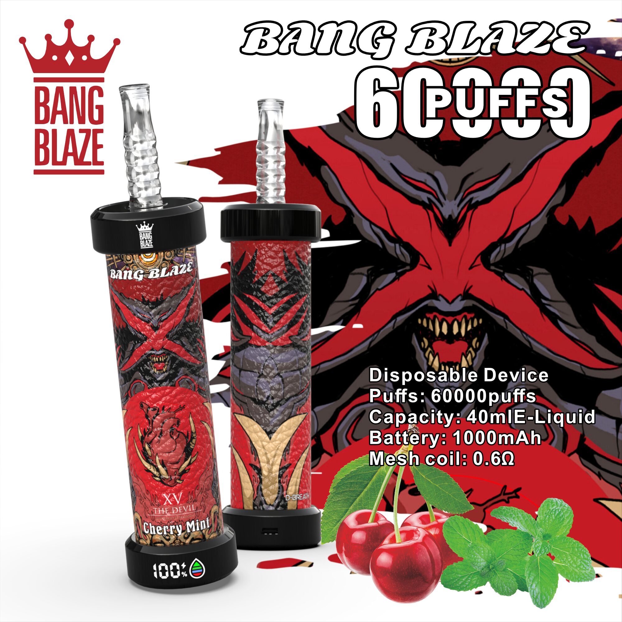 Bang Blaze 60k 60000 Puffs Latest Original LCD Display Disposable Vape Pen - Image 19