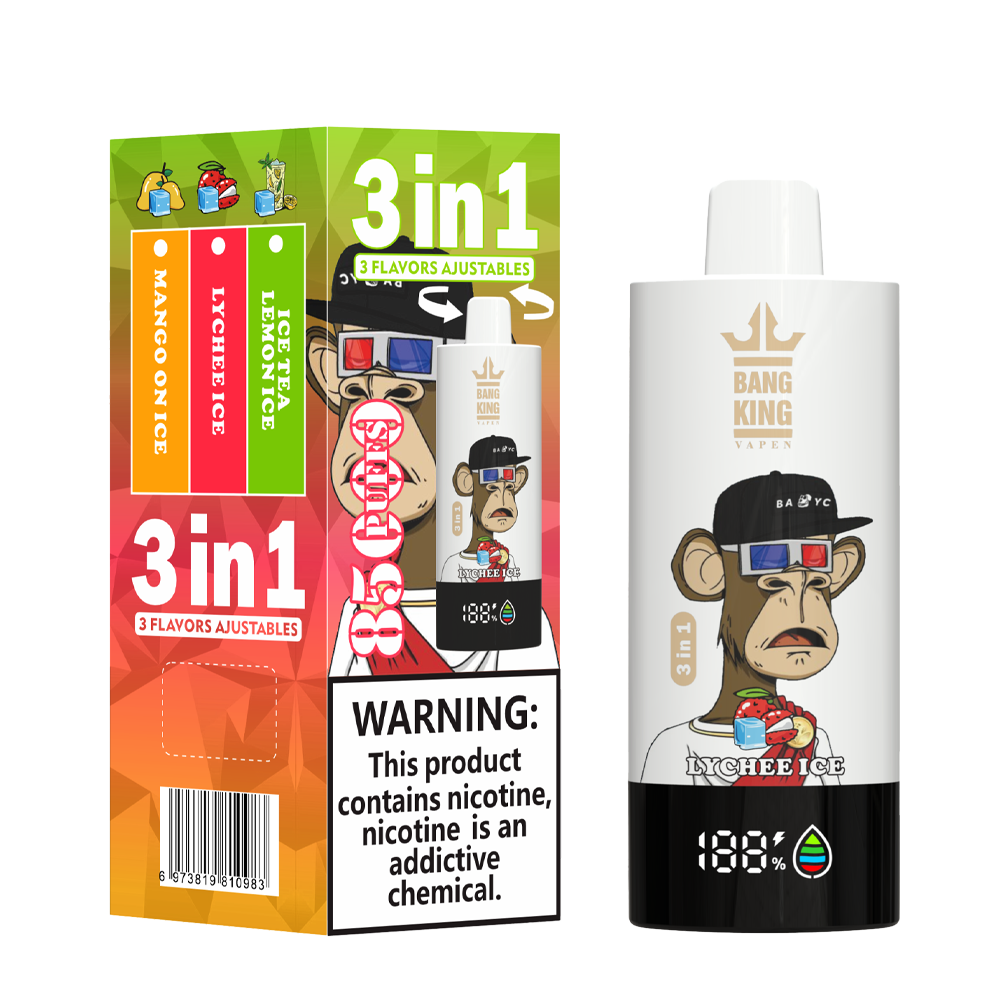Bang King 85000 85k Puffs 3 in 1 Flavors Newest Original Rechargeable LCD Display Disposable Vape - Image 28