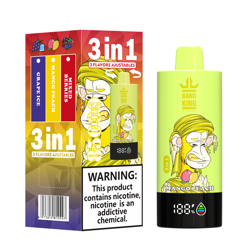 Bang King 85000 85k Puffs 3 in 1 Flavors Newest Original Rechargeable LCD Display Disposable Vape - Image 24