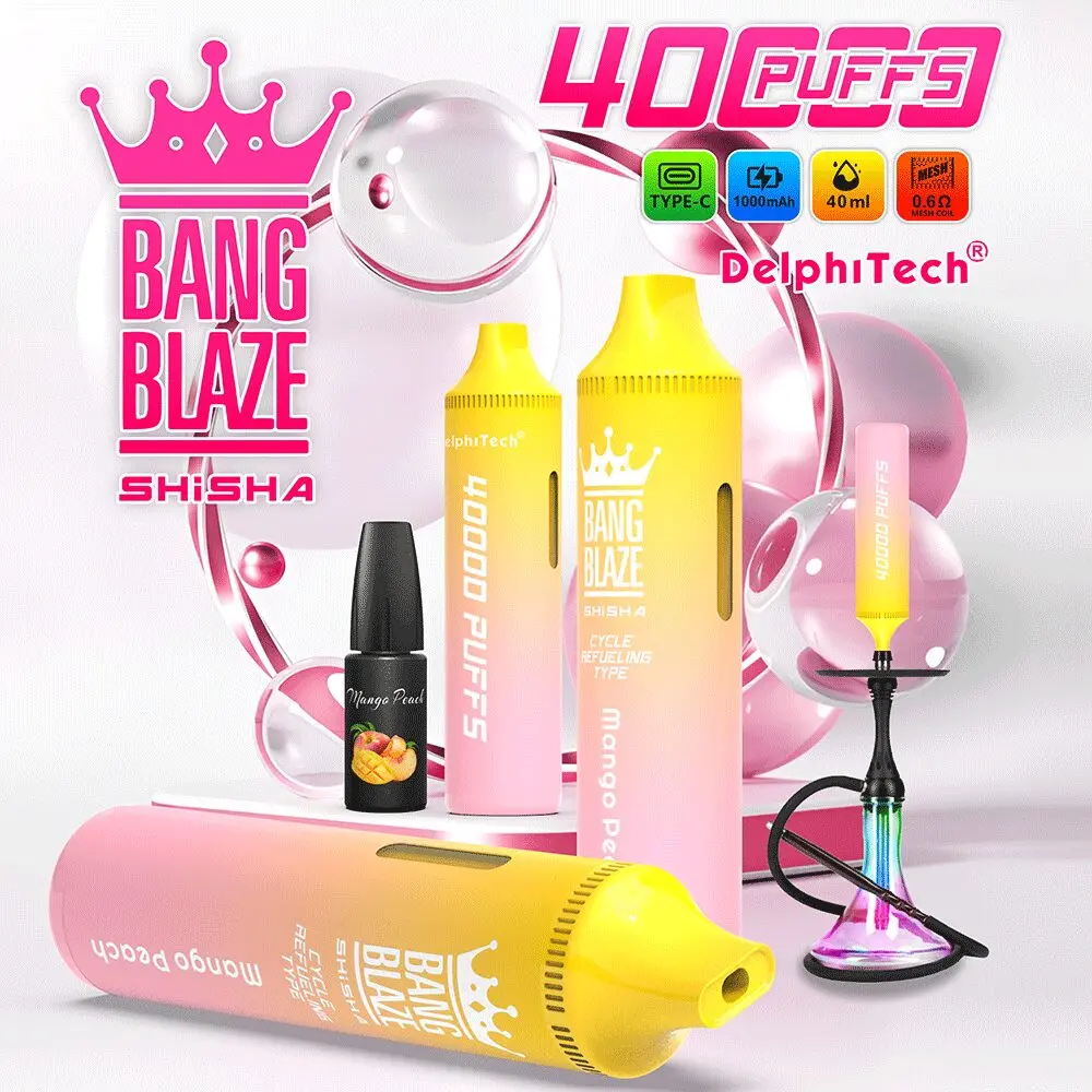 Bang Blaze 40k 40000 Puffs 2% 5% Nicotine Riginal Refillable Oil Vape - Image 2