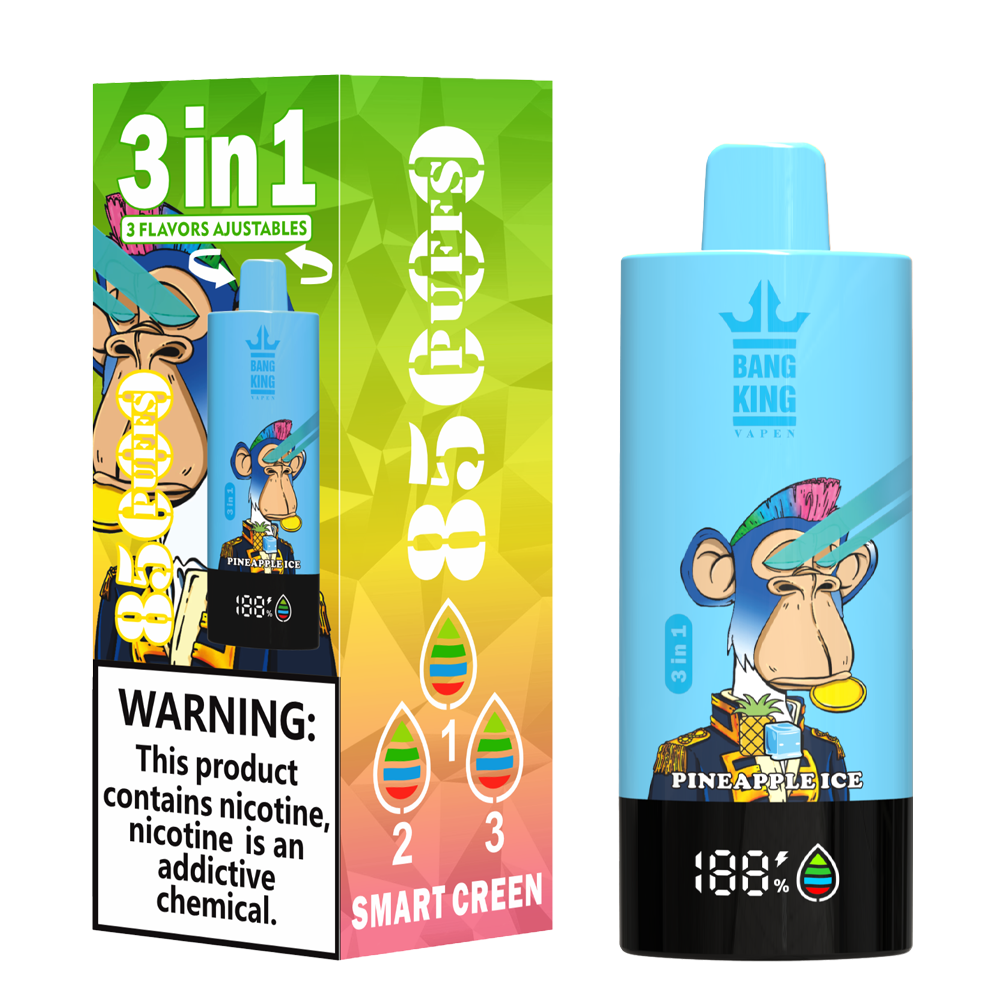Bang King 85000 85k Puffs 3 in 1 Flavors Newest Original Rechargeable LCD Display Disposable Vape - Image 30