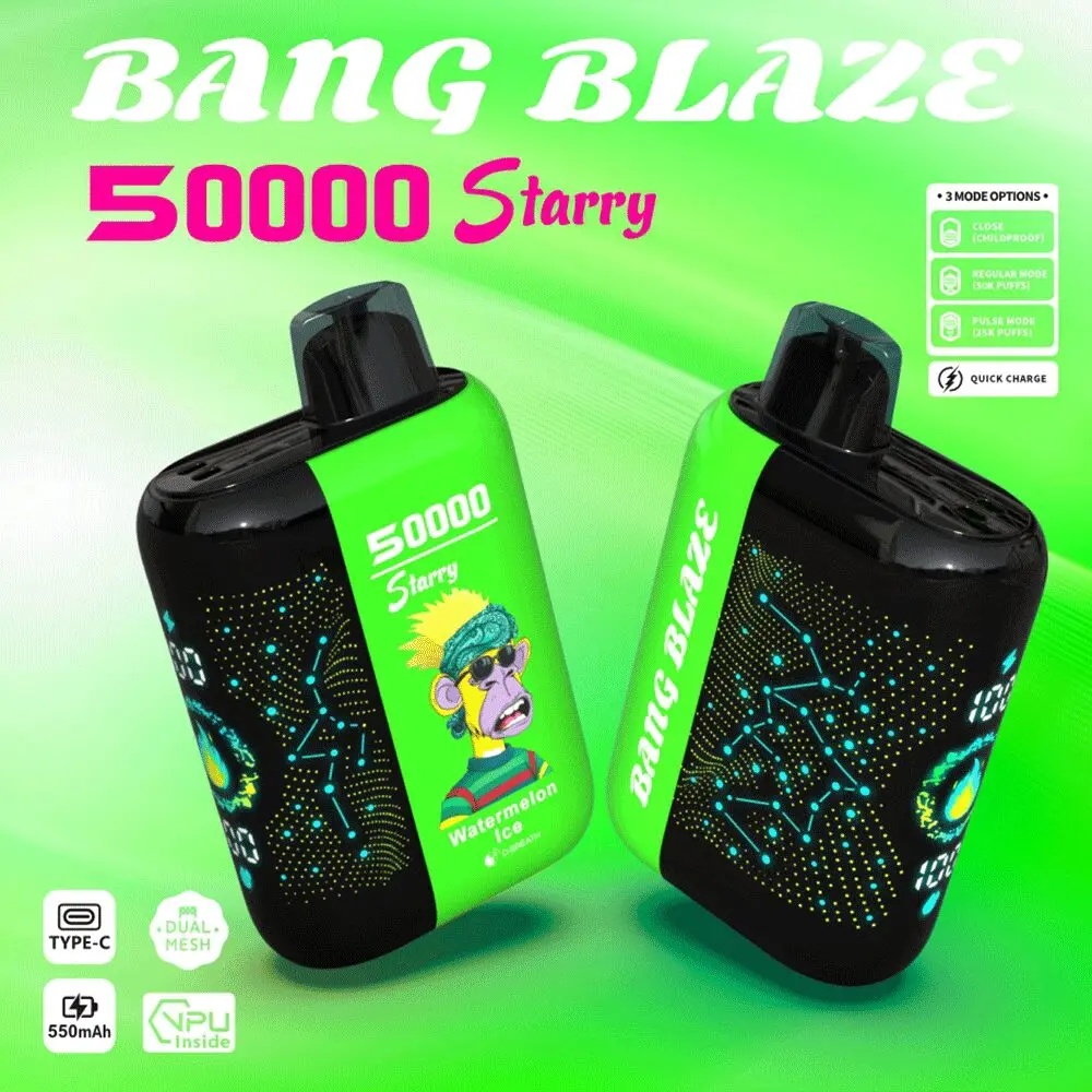 Bang Blaze Starry 50000 50K Puffs Hottest LED Display Disposable Vape - Image 6