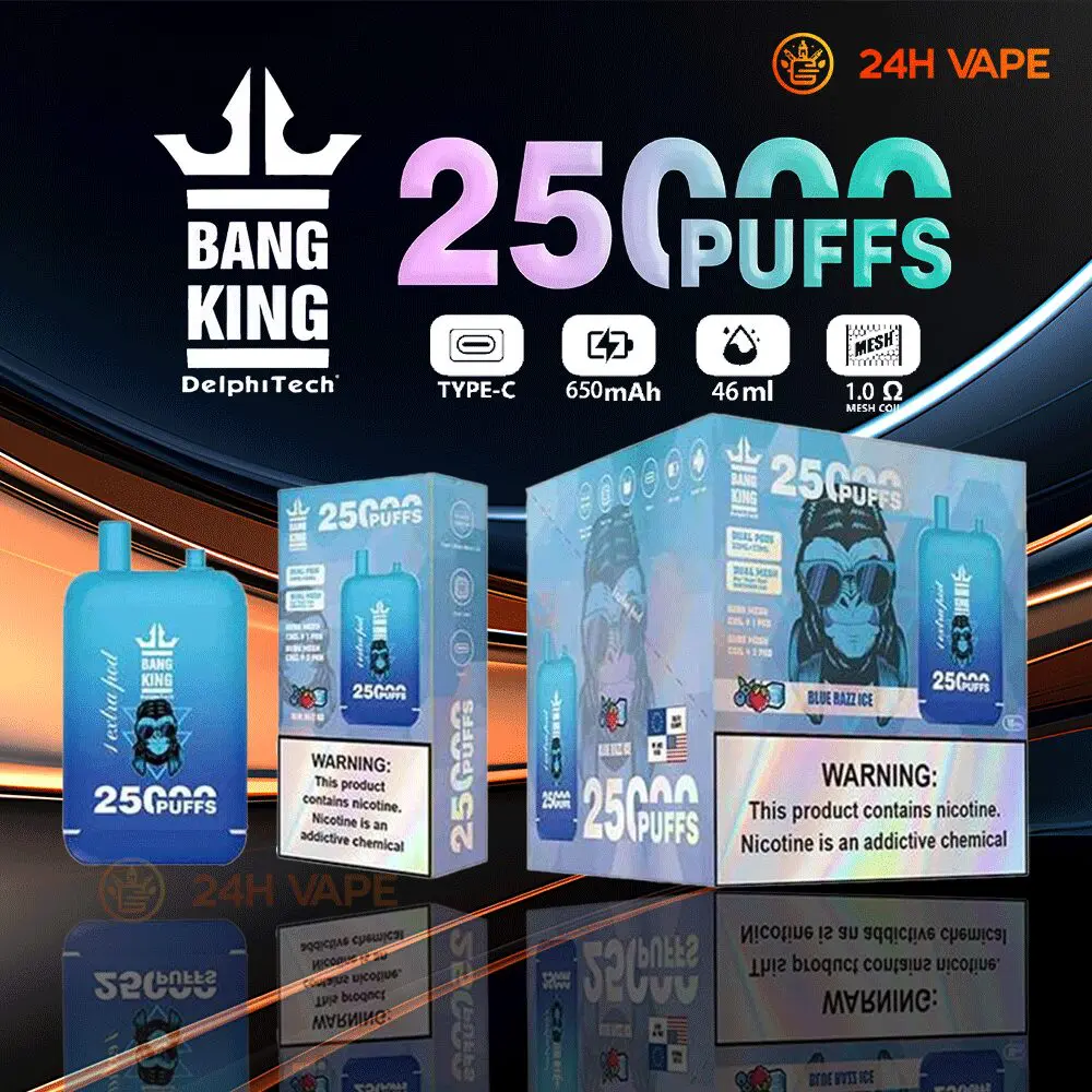 Bang King 25000 Puffs 0% 2% 3% 5% Nicotine Double Warehouser Disposable Vape Pod - Image 16