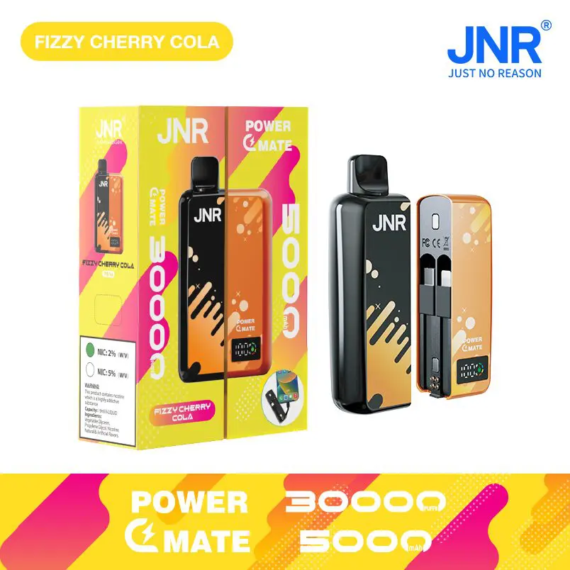 JNR Power Mate 30000 Puffs Smart Screen 5000mAh Power Bank Disposable Vape - Image 21