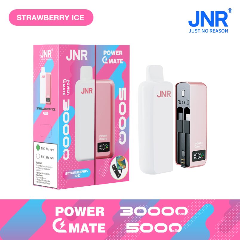 JNR Power Mate 30000 Puffs Smart Screen 5000mAh Power Bank Disposable Vape - Image 10